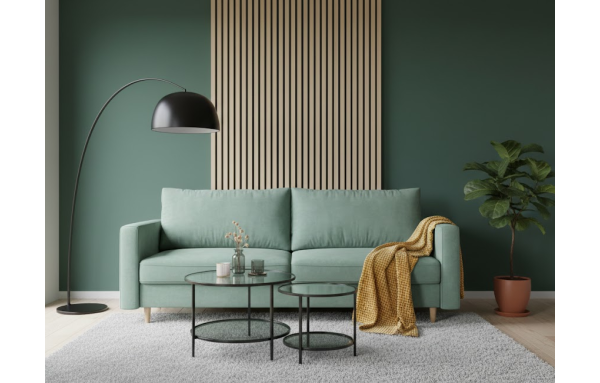 Sofa Harry letto 73 na sprężynach z funkcją spania i pojemnikiem